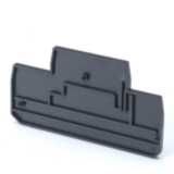 End plate for multi-tier terminal blocks 1 mm² push-in plus models