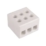 Porcelain terminal block CPO 3-2.5 white