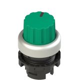 Green two-position knob selector E2 1SE42ECA49AB