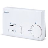 Climate controller 5-30C, AC 230V, 1 changeover contact, 6 A, on/off, fan fast/medium/slow, heating/cooling switch