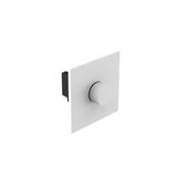 Art d'Arnould - 1 gang rotary universal dimmer 2 way push Epure - Satin White