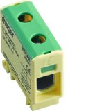 Terminal block Alu /Cu, 2,5mm²-50mm²,PE