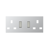 Centre plate 2-gang A2172ALPL