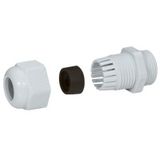 Cable gland plastic - IP 55 - PG 21 - clamping capacity 13-18 mm - RAL 7001