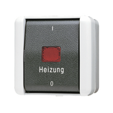 1-gang switch "Heizung" 10 AX / 250 V ~ 802HW