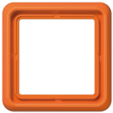 1-gang frame, orange CD581O