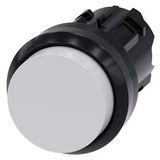 Pushbutton, 22 mm, round, plastic, white, pushbutton, raised, momentary contact...3SU1000-0BB60-0AA0-Z X90