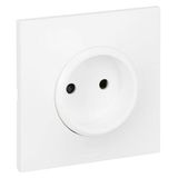 Neptune White 2-Pole Groundless Socket 16A