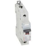 DX³6000 10kA high inlet and low outlet screw circuit breaker 1P 230V~ to 400V~ - 1A - D curve - 1 module