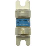 Eaton Bussmann series TPS telecommunication fuse, 170 Vdc, 35A, 100 kAIC, Non Indicating, Current-limiting, Non-indicating, Ferrule end X ferrule end, Glass melamine tube, Silver-plated brass ferrules