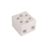 Porcelain terminal block CPO 2-2.5A white