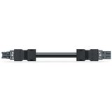 pre-assembled interconnecting cable Eca Socket/plug dark gray