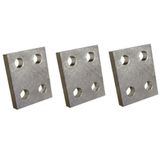 Module Plate 2 hole, MC4, 3-pole