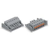 2231-104/037-000 1-conductor female connector; push-button; Push-in CAGE CLAMP®