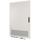 Section wide door, ventilated, left, HxW=1625x995mm, IP31, grey