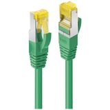 5m RJ45 S/FTP LSZH Network Cable, Green Cat.6A Plug, Cat.7 raw cable