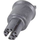 M12 CAT5 receptacle straight