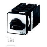 Step switches, T3, 32 A, flush mounting, 6 contact unit(s), Contacts: 12, 45 °, maintained, With 0 (Off) position, 0-4, Design number 8282