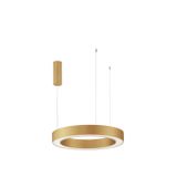 CCT Dimmable Brass Gold Aluminium   & Acrylic  LED 48 Watt 230 Volt   3268Lm 2700K - 4000K IP20  Remote Control Included  D: 60 H: 200 cm Adjustable Height