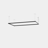 Lineal lighting system Apex Rectangular Pendant 1125mm x 2140mm 72W LED neutral-white 4000K CRI 90 ON-OFF White IP20 6252lm