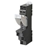 Socket, DIN rail/surface mounting, 15.5 mm, 5-pin, Push-in terminals P2R 8100M