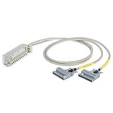 System cable for Schneider TSX 16 digital inputs for higher voltages