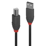 0.5m USB 2.0 Type A to B Cable, Anthra Line USB Type A Male to B Male