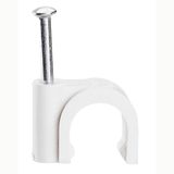 Cable clip Fixfor - for concrete materials - for cable 10 mm² - white