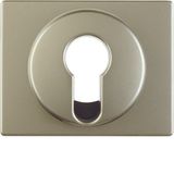 Centre plate for key switch/key push-button, arsys, light bronze matt,