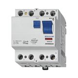 Residual current circuit breaker 40A, 4-pole, 300mA, type AC