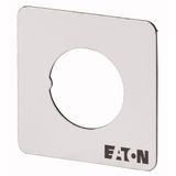 Front plate, For use with T0, T3, P1, 45 x 45 (for frame 48 x 48) mm, Blank, can be engraved