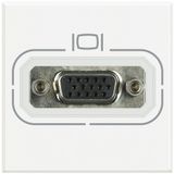 HD15 video socket Axolute white