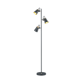 Edward floor lamp 3xE14 matt black/gold