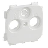 Cover plate Valena Allure - TV-R-SAT 30 mm socket cover - white