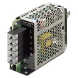 Power supply, 15 W, 100 to 240 VAC input, 24 VDC, 0.65 A output, DIN r S8FS2807M