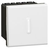 Timer switch Mosaic - 1000 W - 230 V~ - 2 modules - white