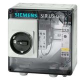 SIRIUS MCU motor starter Enclosure degree of protection IP55 plastic