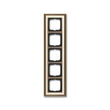 1725-848-500 Cover Frame Busch-dynasty® antique brass ivory white
