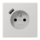 Socket fren/belg with USB type A LS1520F-18ALG
