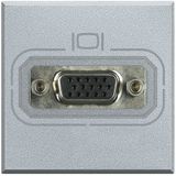 HD15 video socket Axolute aluminium