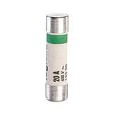 Domestic cartridge fuse - cylindrical type 8.5 x 31.5 - 20 A - w/o indicator