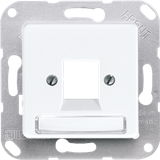 Centre plate for modular jack sockets 169-1NFWEWW