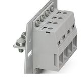 Panel feed-through terminal block