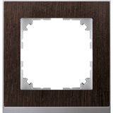 M-Pure Decor 1-gang frame Wenge