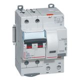 Monoblock differential circuit breaker DX³6000 10kA high inlet screw automatic high outlet 2P 230V~ - 20A - typeAC 30mA