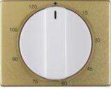 Centre plate w. setting knob f. mechanical timer, Arsys, gold, metall/