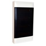 LEGRAND 4X12M SURFACE CABINET SMOKED DOOR EARTH TERMINAL BLOCK