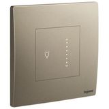 Mallia Senses - 1 gang Led sliding touch dimmer - Dark Bronze