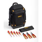IKPK7 Fluke Pack30 Professional Tool Backpack + Insulated Hand Tools Starter Kit (5 insulated screwdrivers and 3 insulated pliers)