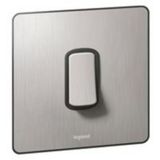 Synergy™ Sleek - 1 gang 2-way switch - 20AX - Brushed Stainless Steel